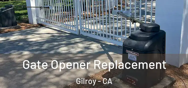 Gate Opener Replacement Gilroy - CA
